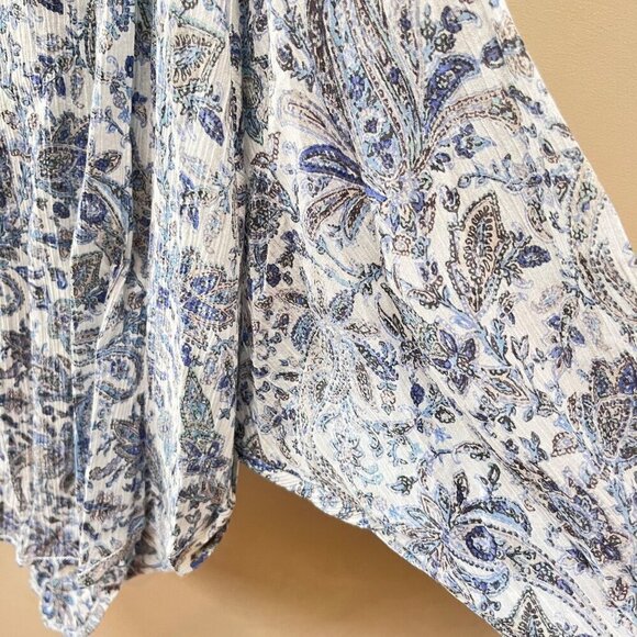 NEW PILCRO and the Letterpress Tavi‎ Crop Paisley Dolman Blouse - Size XS - Picture 2 of 7